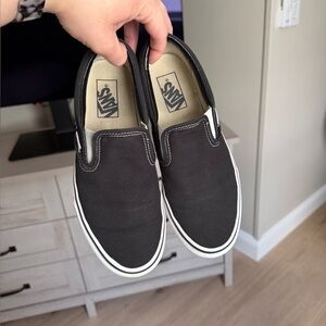 Vans classic slip on canvas shoes
